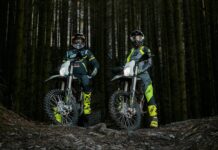 Los nuevos modelos enduro 250 y 450 de Triumph se exhiben ante la cámara por primera vez