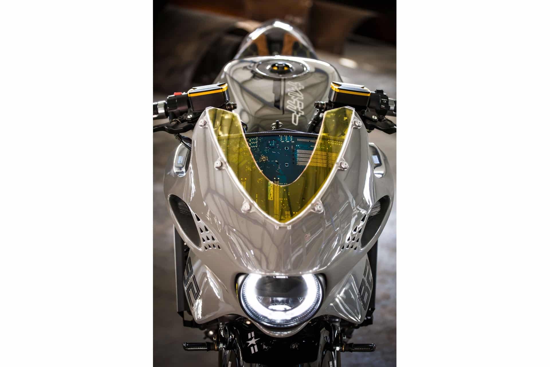 Honda VFR800 Kamaitachi Interceptor Cyberpunk By Hrbek Design