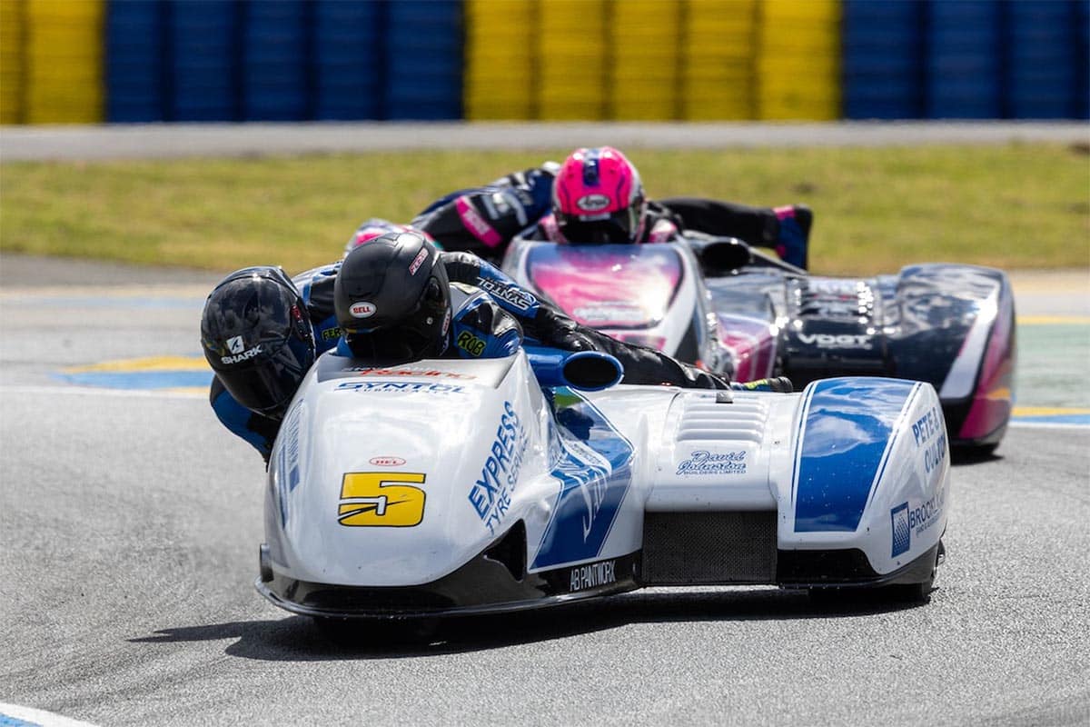 Los sidecars forman parte de las carreras soporte del fin de semana