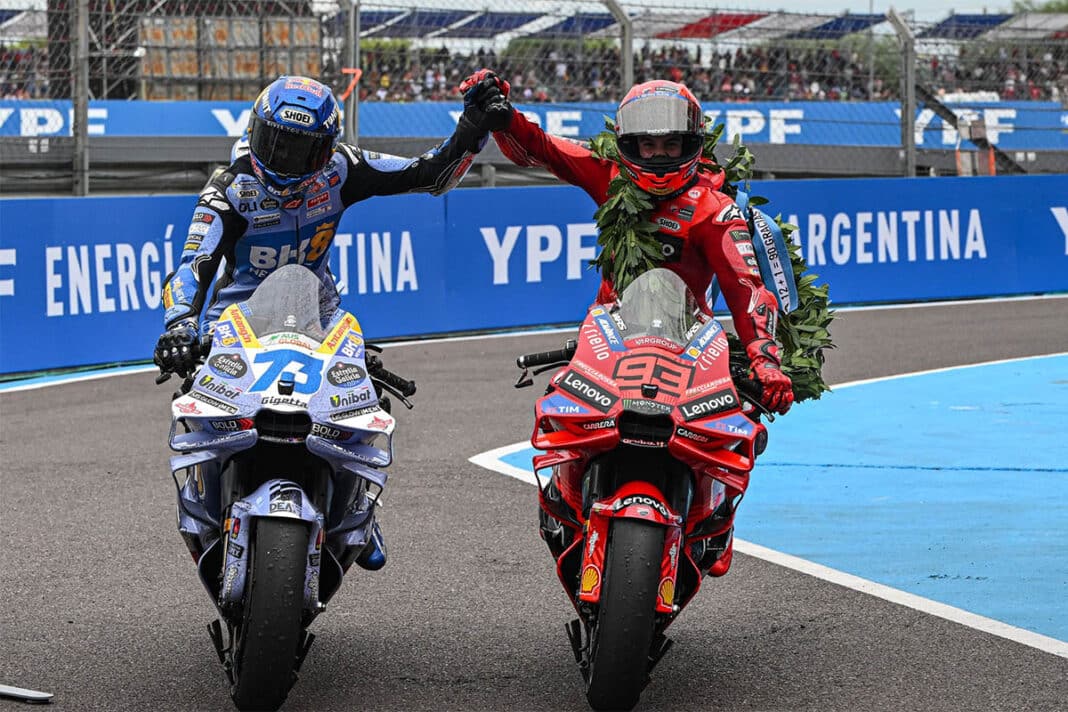 Gran Premio de Argentina 2025: Márquez iguala al Maestro, pero tuvo que luchar con el alumno