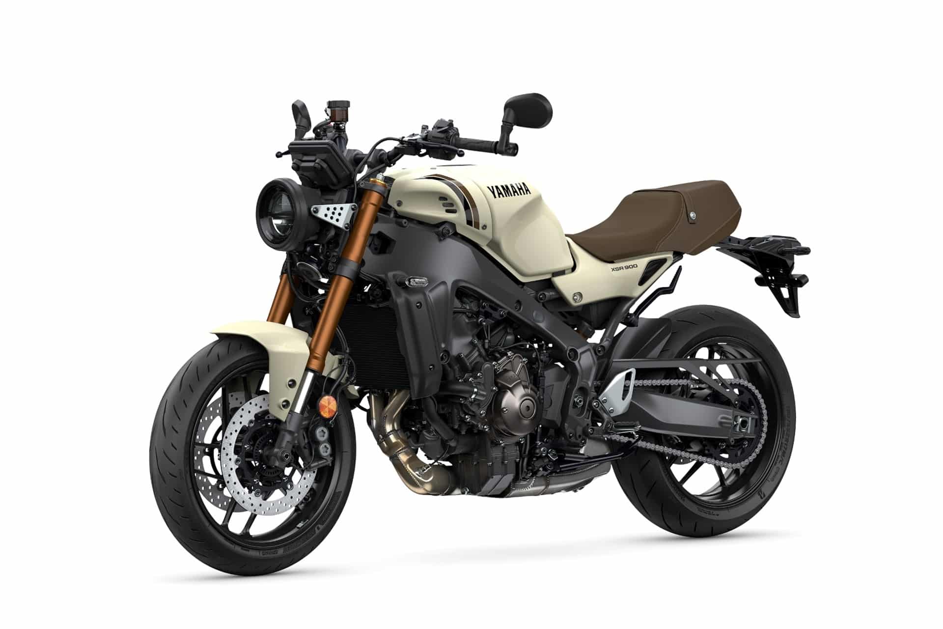La Yamaha XSR900 realza su estilo con el nuevo esquema de color "Ceramic Ivory White"