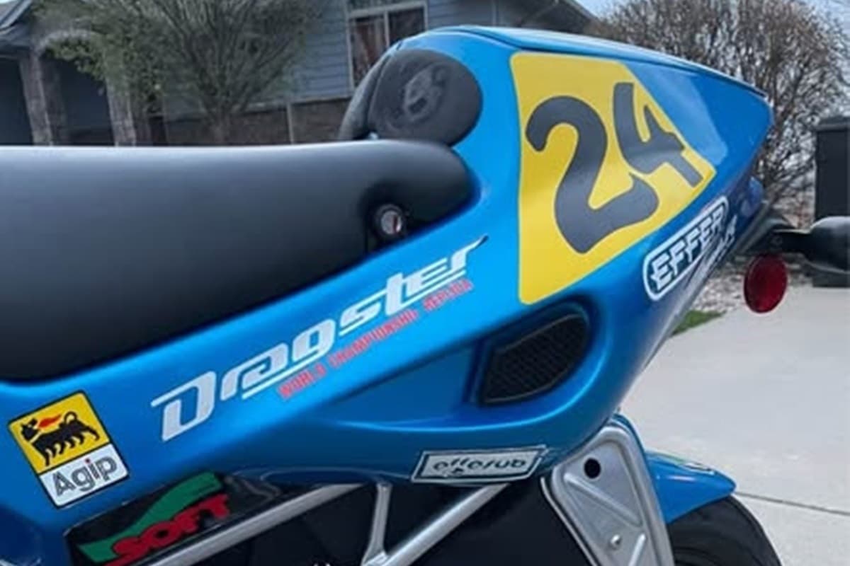 Motos de ensueño a la venta: Italjet Dragster 50 cc 2004 réplica Leon Haslam