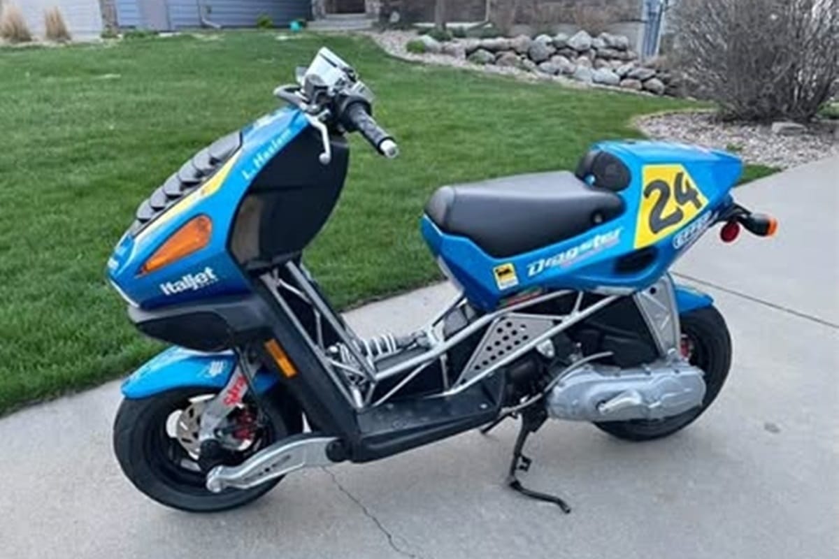 Motos de ensueño a la venta: Italjet Dragster 50 cc 2004 réplica Leon Haslam
