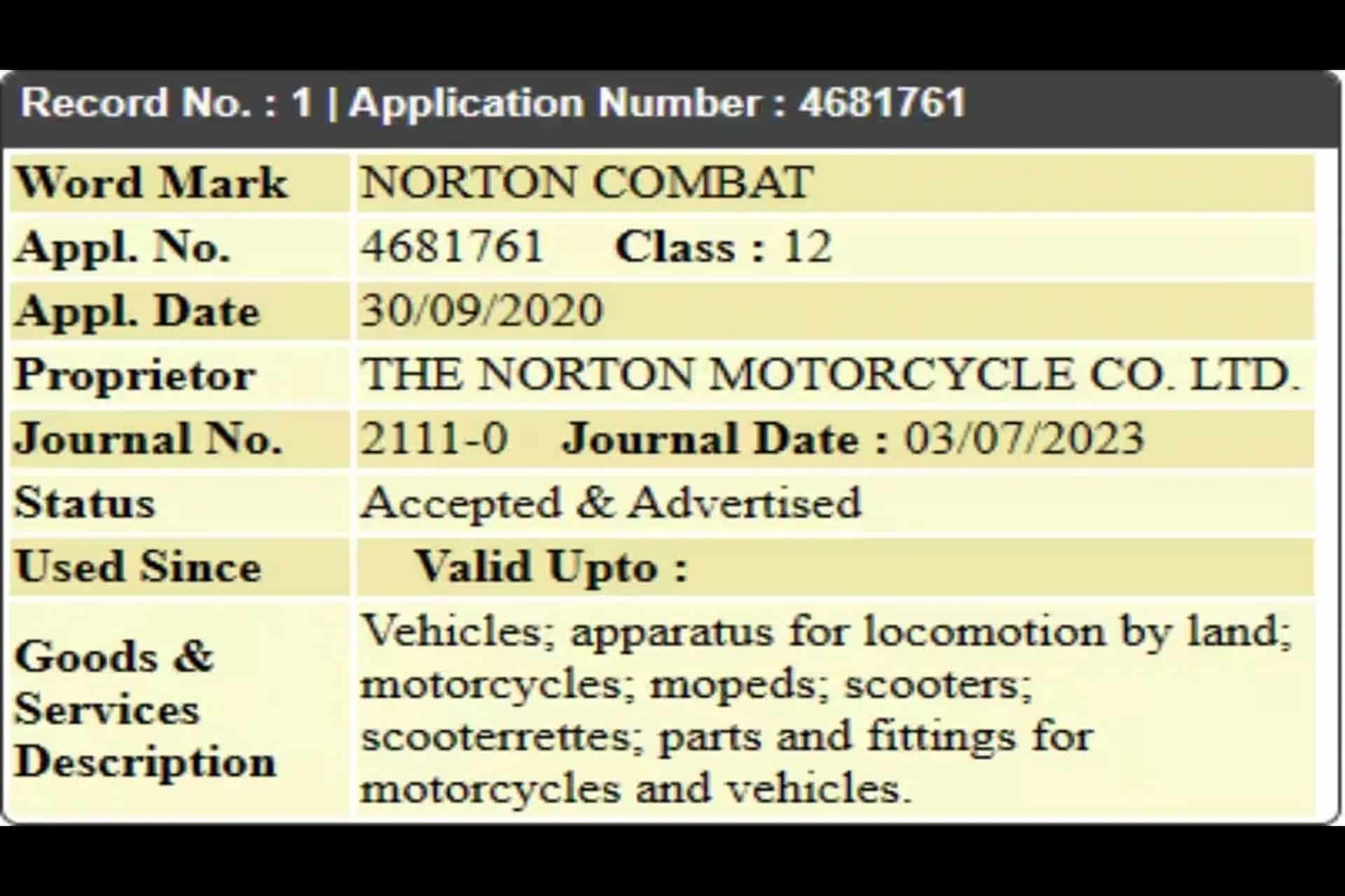 TVS ya trabaja en la nueva gama de modelos Norton de media-baja cilindrada