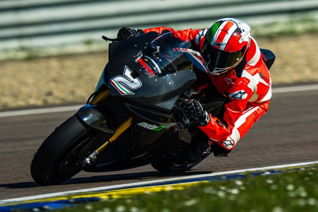 La Ducati V21L de MotoE se prepara para la nueva temporada con nuevas mejoras