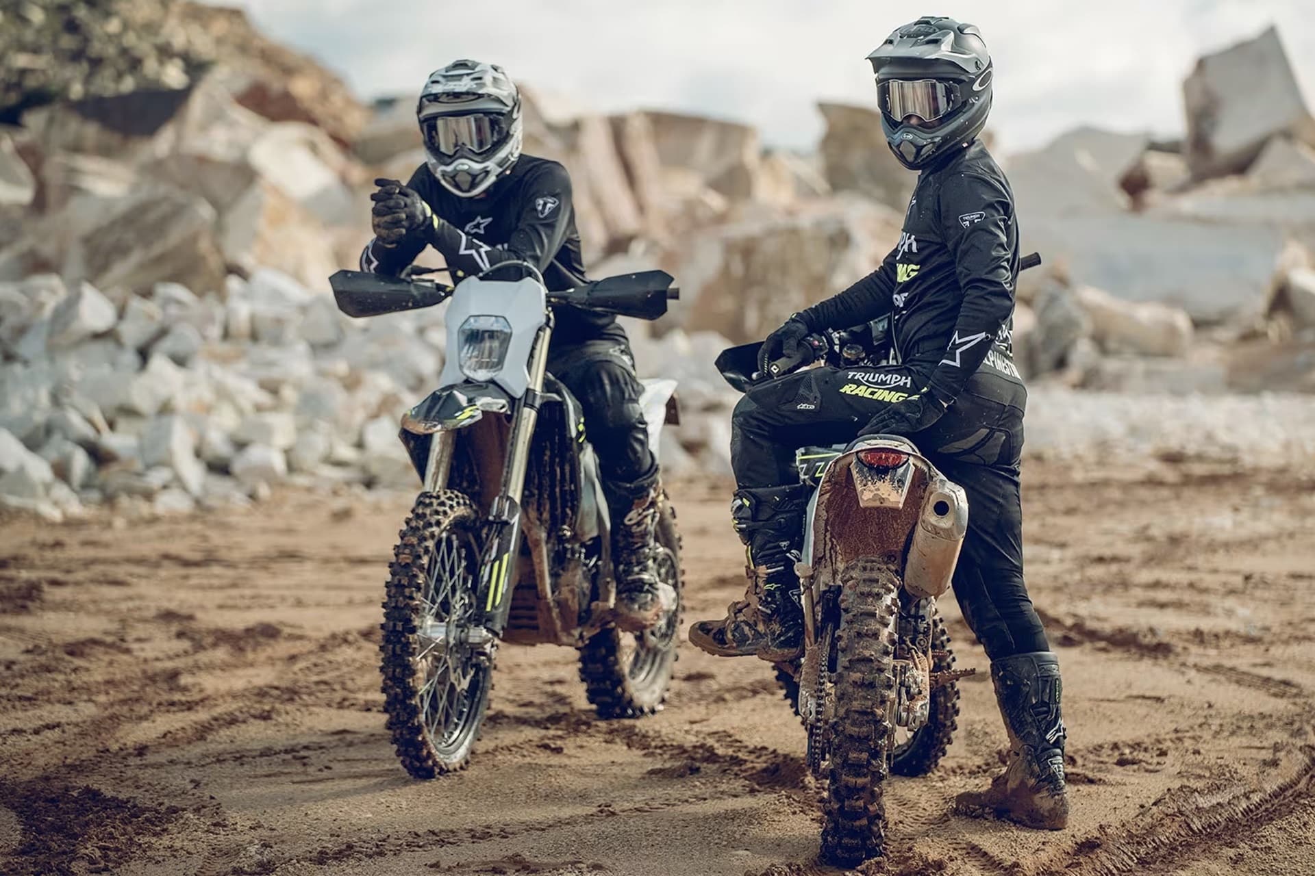 Triumph a punto de debutar en el Mundial EnduroGP 2025 con Galfer como patrocinador oficial