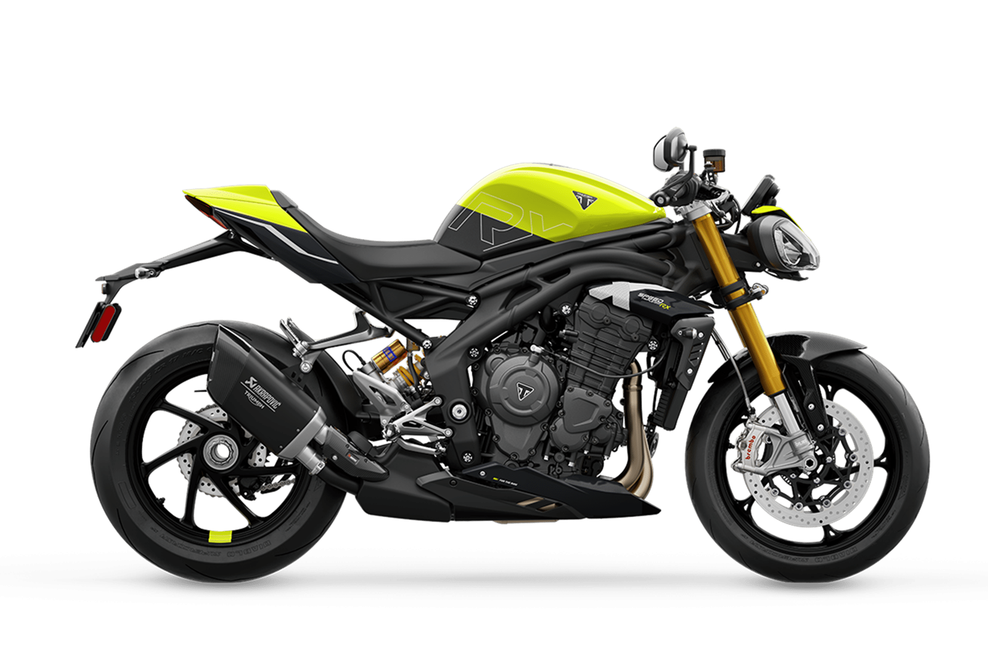 Speed Triple 1200 RX: La filosofía más racing de Triumph junto a su tecnología más avanzada