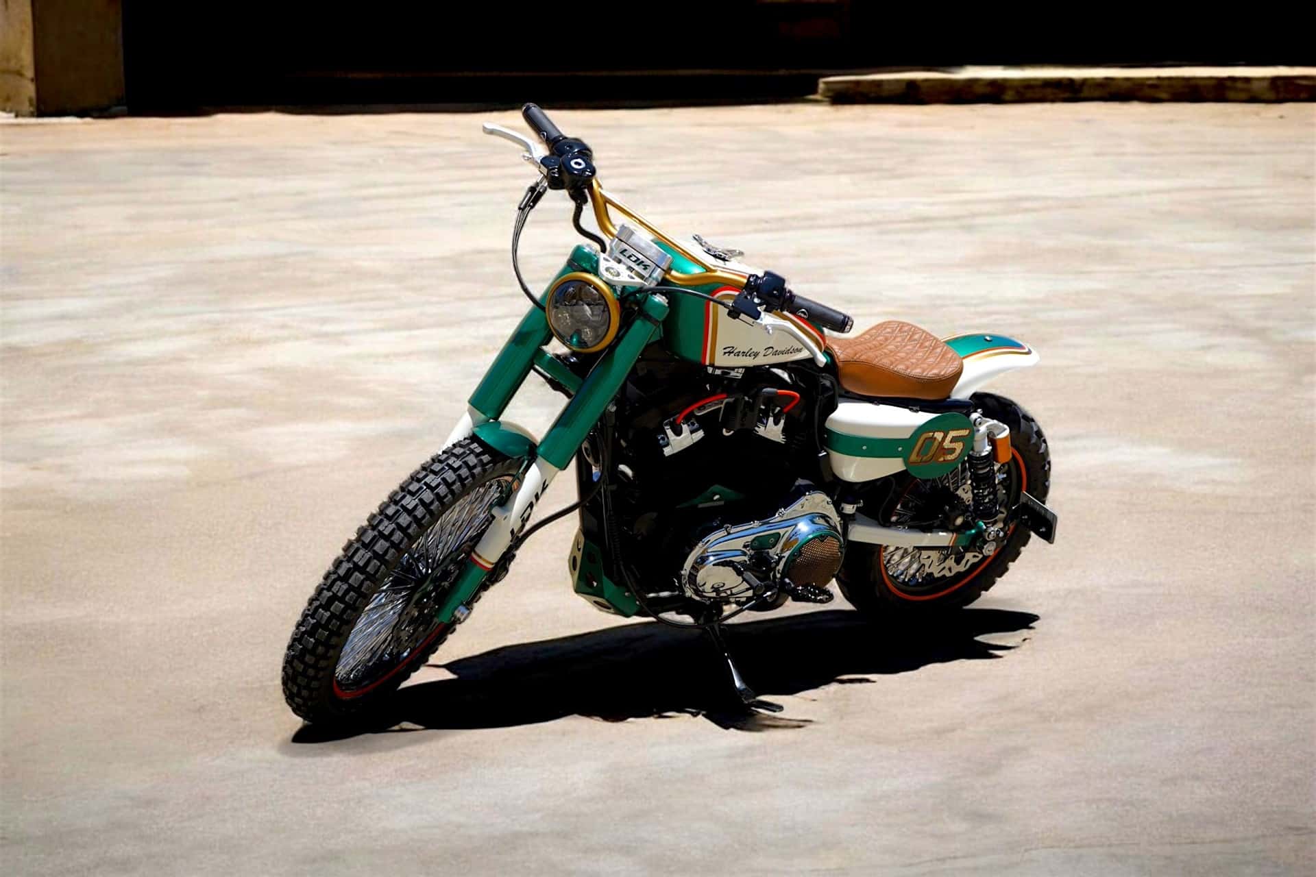 LDK y su nueva Harley Scrambler Bultracker 05 se proclaman subcampeones del Euro Festival Custom Bike Show 2025