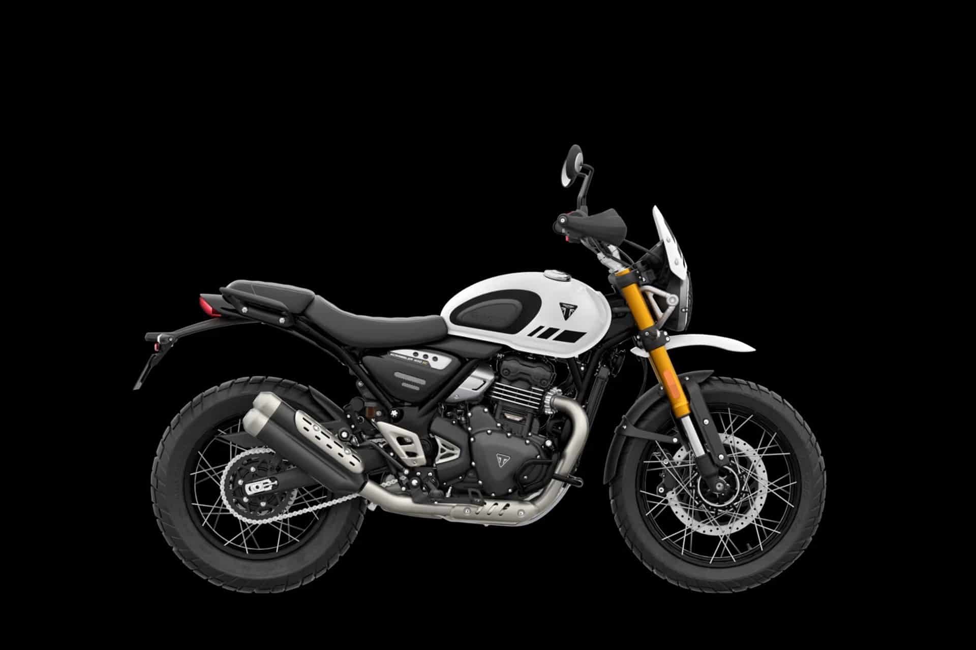 La Triumph Scrambler 400 XC, hace su debut en el mercado indio