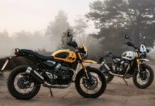 La Triumph Scrambler 400 XC, hace su debut en el mercado indio