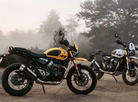 La Triumph Scrambler 400 XC, hace su debut en el mercado indio