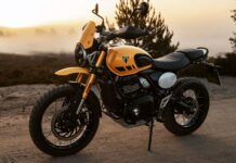 La Triumph Scrambler 400 XC, hace su debut en el mercado indio