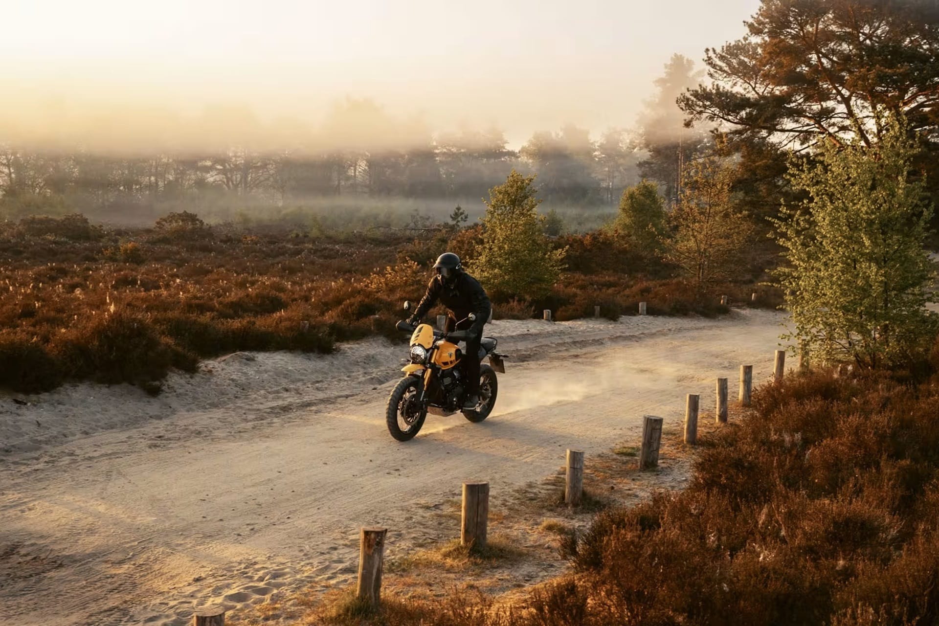 La Triumph Scrambler 400 XC, hace su debut en el mercado indio