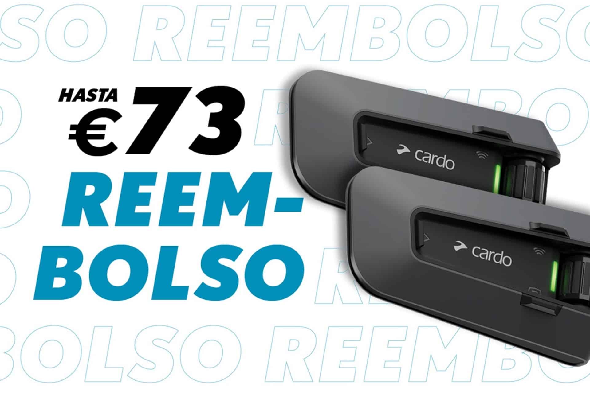 Campaña "reembolso 2025" de Cardo Systems: Hasta 73 euros de bonificación
