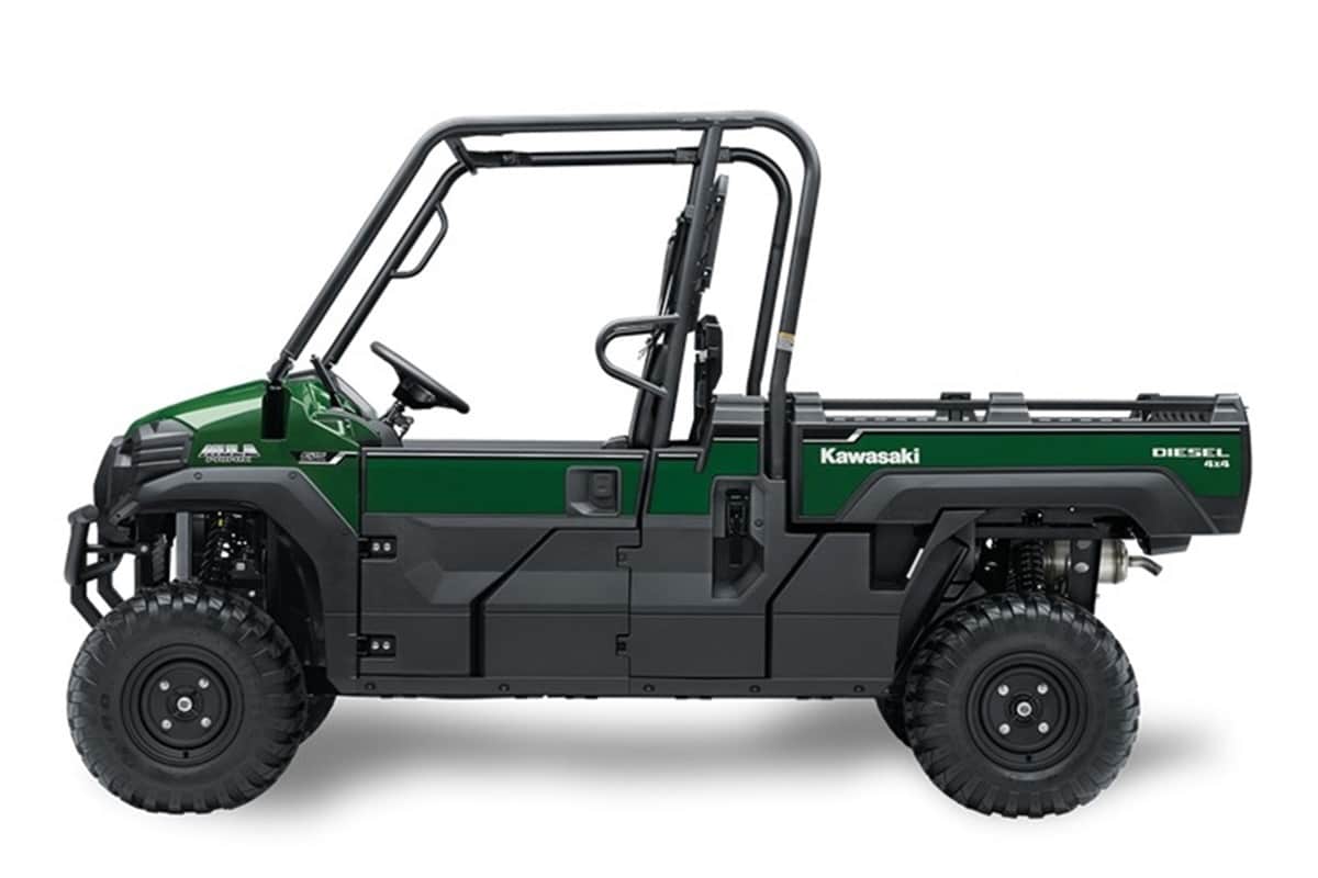Kawasaki da a conocer su nueva gama 2025 de vehículos ATV y UV