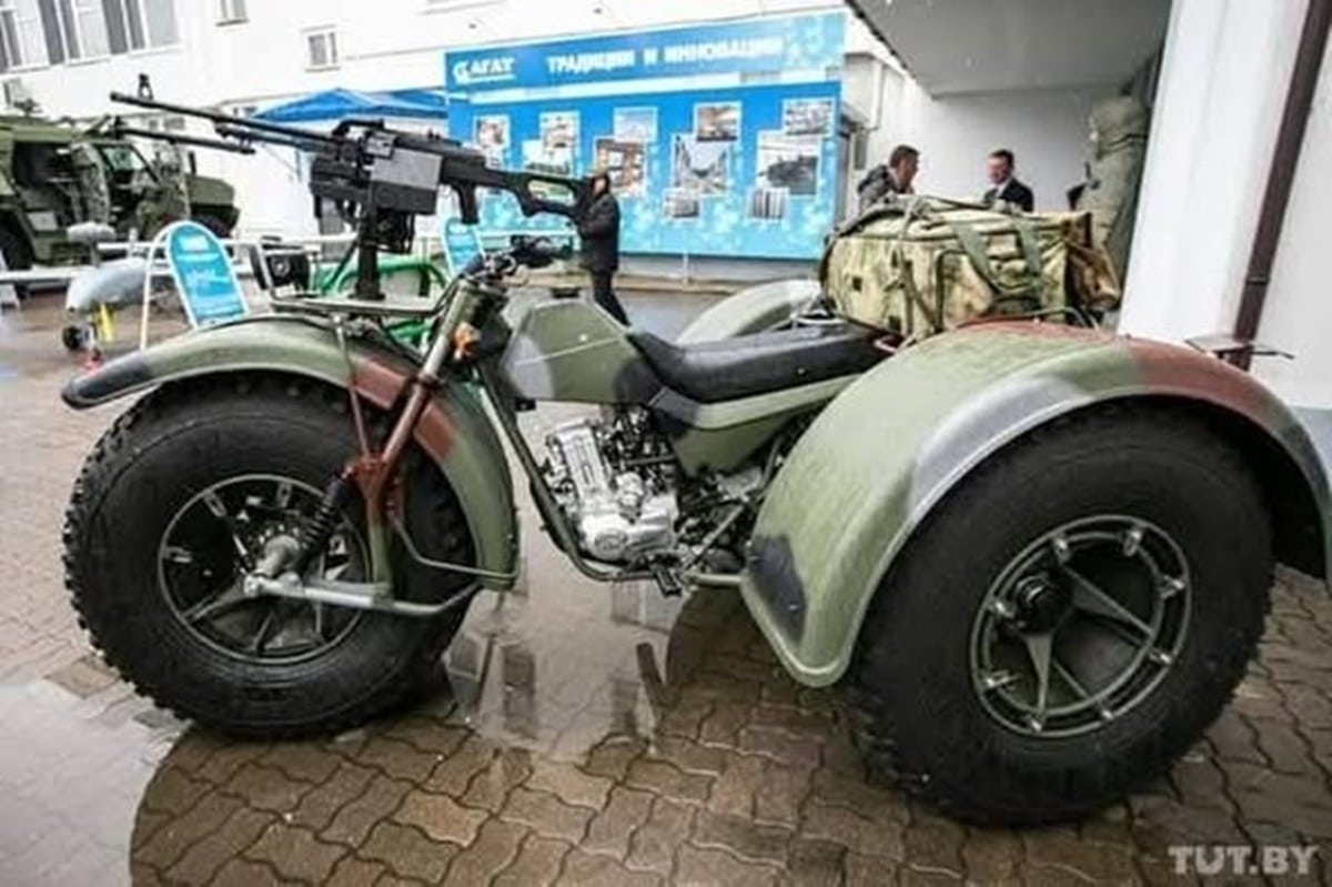 Konung Trike: El triciclo militar preparado para combatir sobre cualquier terreno
