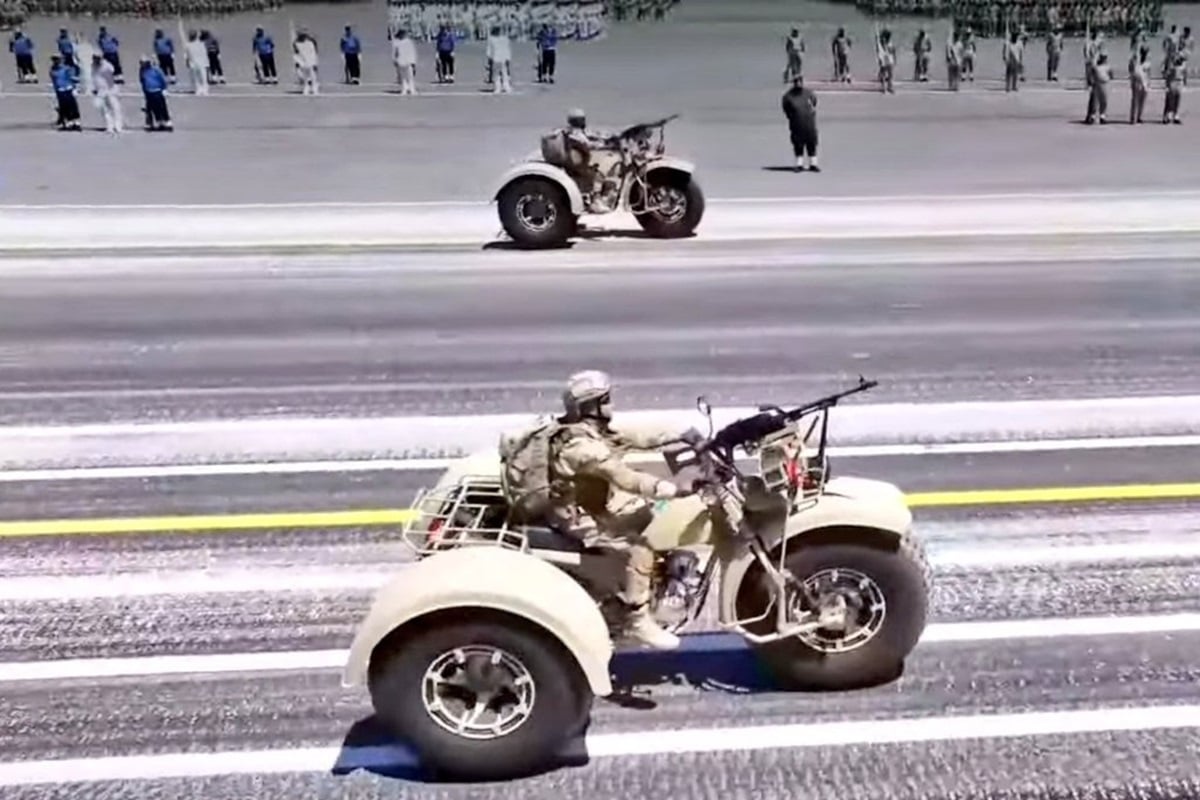 Konung Trike: El triciclo militar preparado para combatir sobre cualquier terreno
