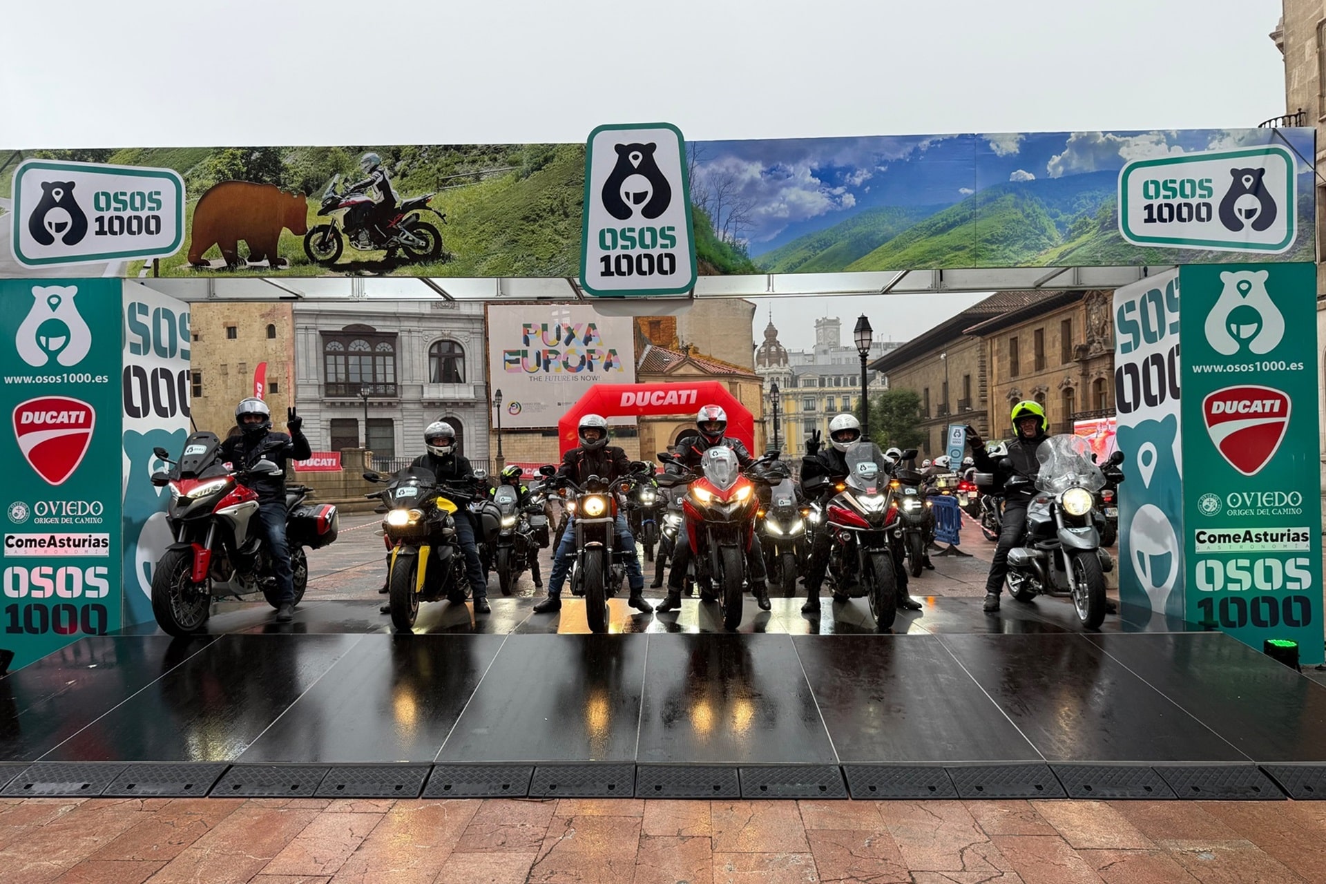 La 5ª edición de Osos 1000 logra reunir a más de 800 amantes del Mototurismo en el corazón de Asturias