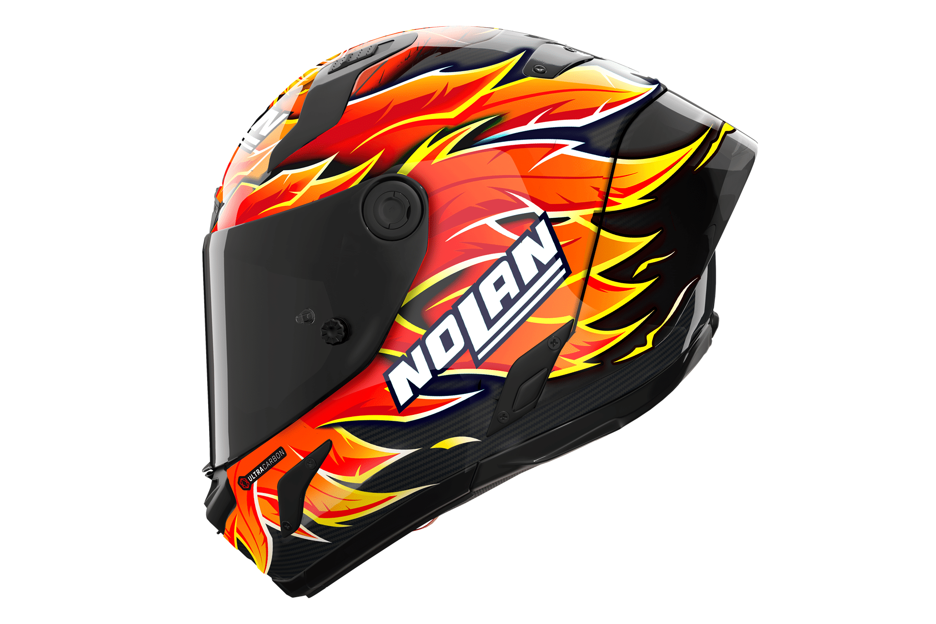 Nolan y presenta sus nuevos cascos réplica con los gráficos que luce Andrea Iannone en el WSBK 2025