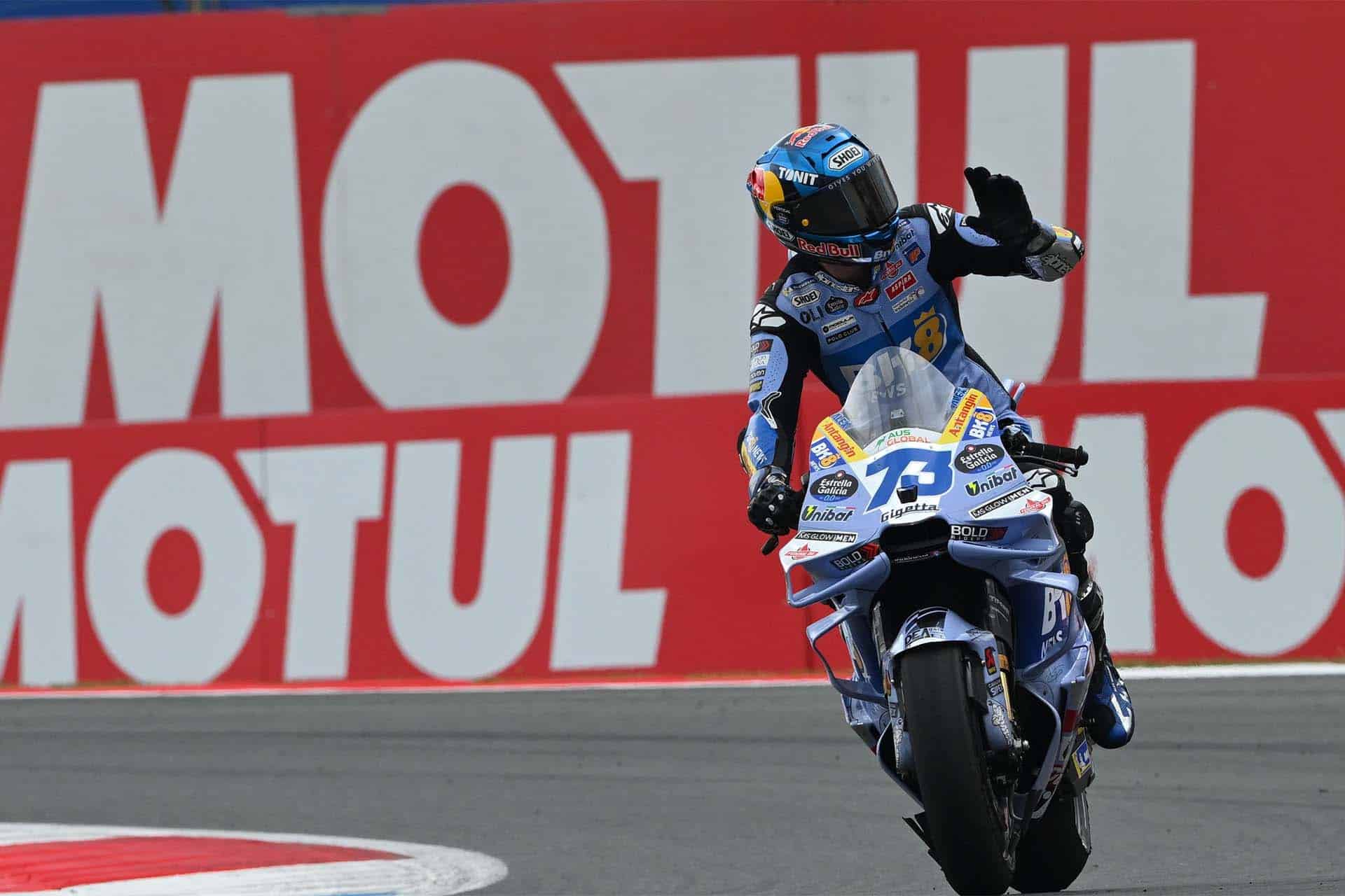 Márquez estaba siendo muy competitivo también en Assen
