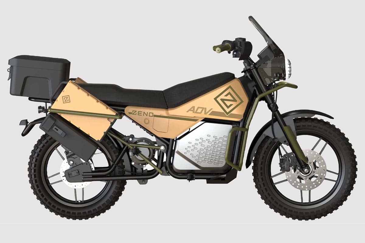 El diseño renderizado muestra una moto robusta y sencilla
