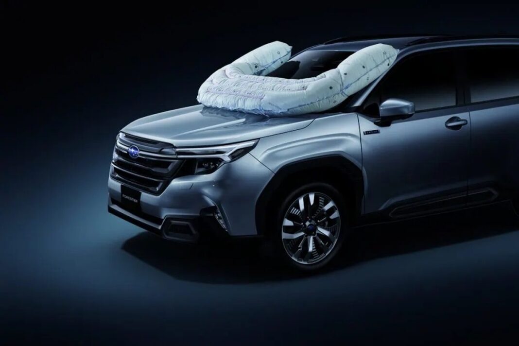 Los motoristas desde ahora más protegidos gracias a la última innovación de Subaru: “el airbag externo en forma de U”