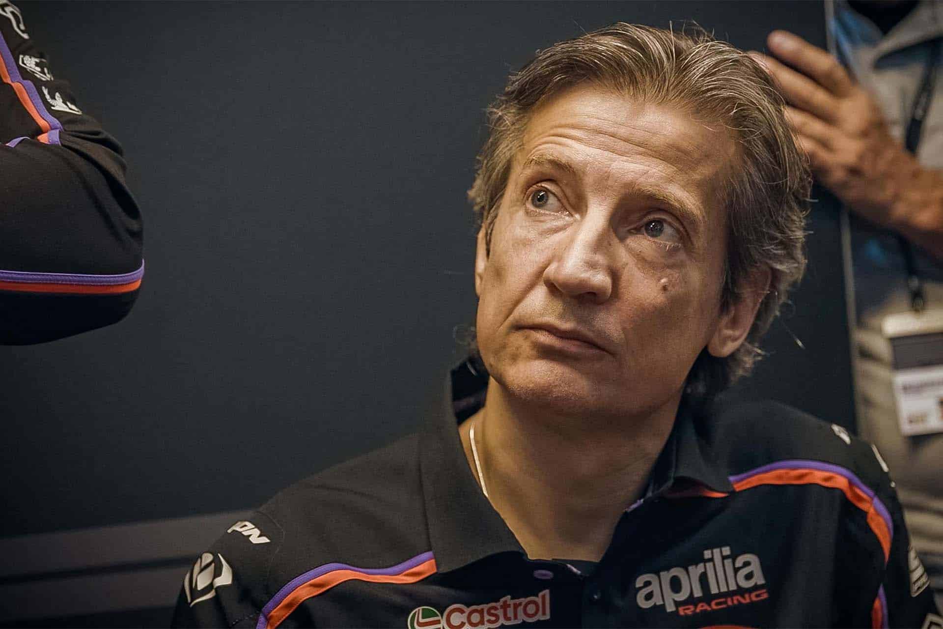 Massimo Rivola defiende los colores de Aprilia y sus intereses