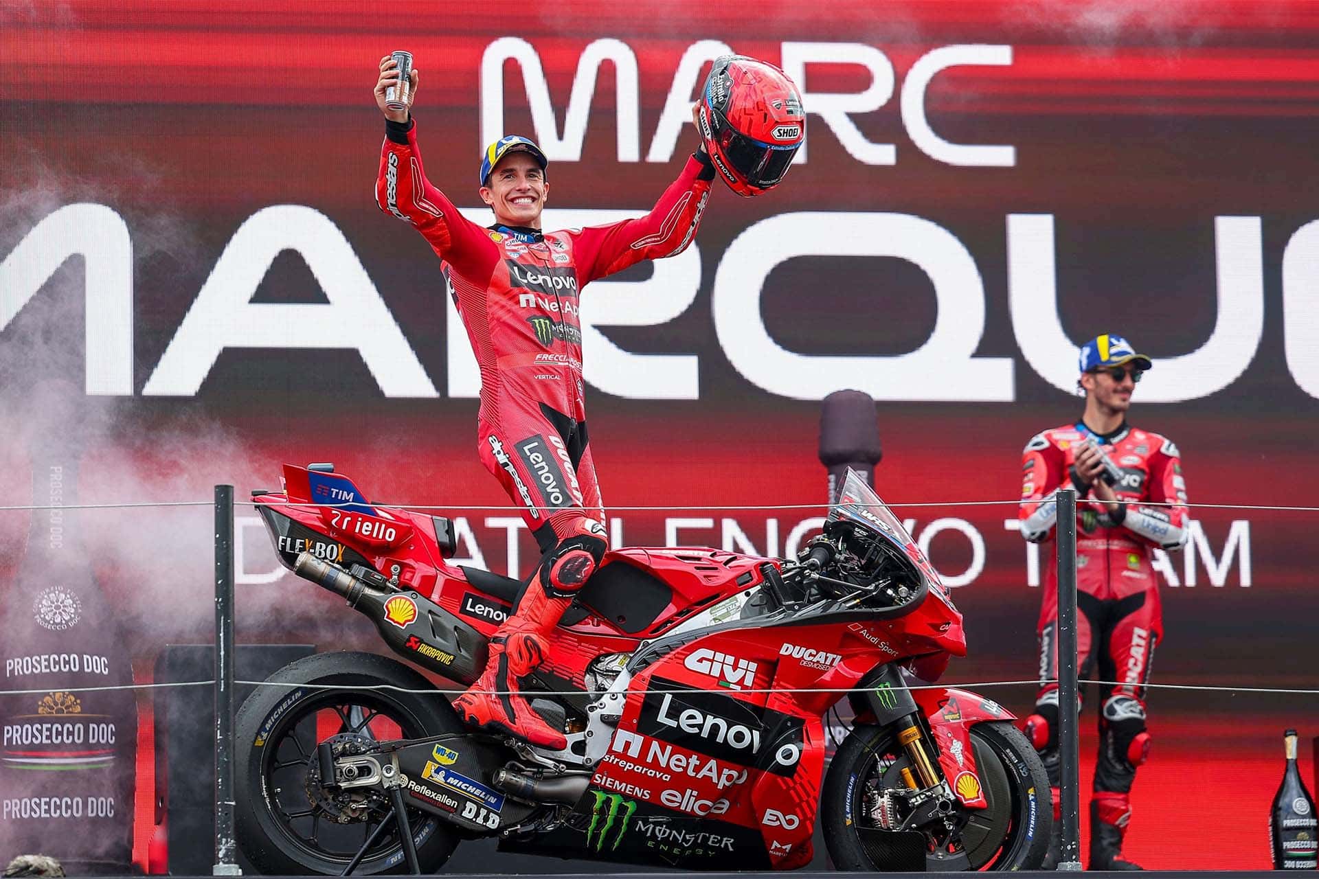 Marc y su Ducati subieron al podio de Assen