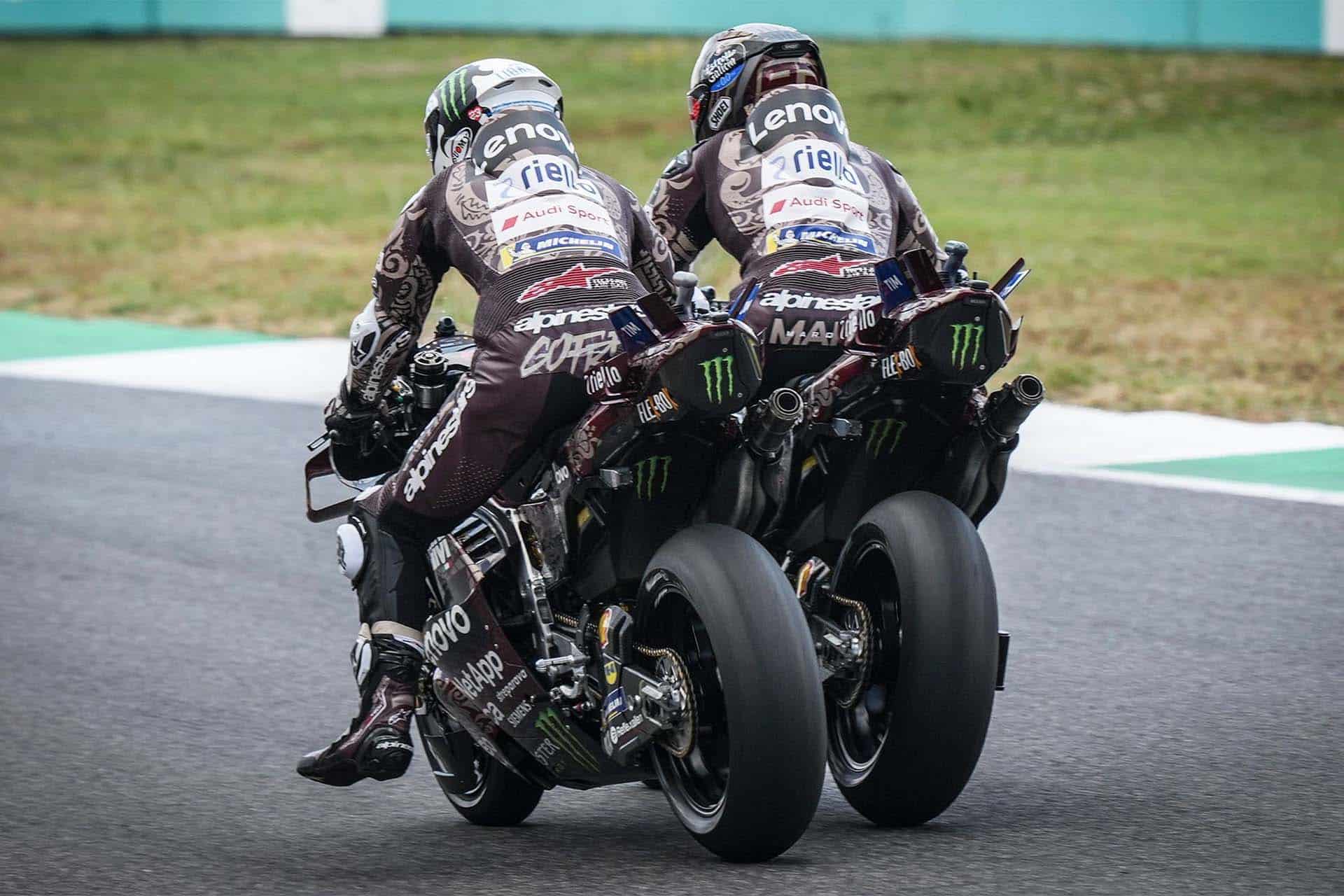 El duelo en el inicio de la carrera fue intenso