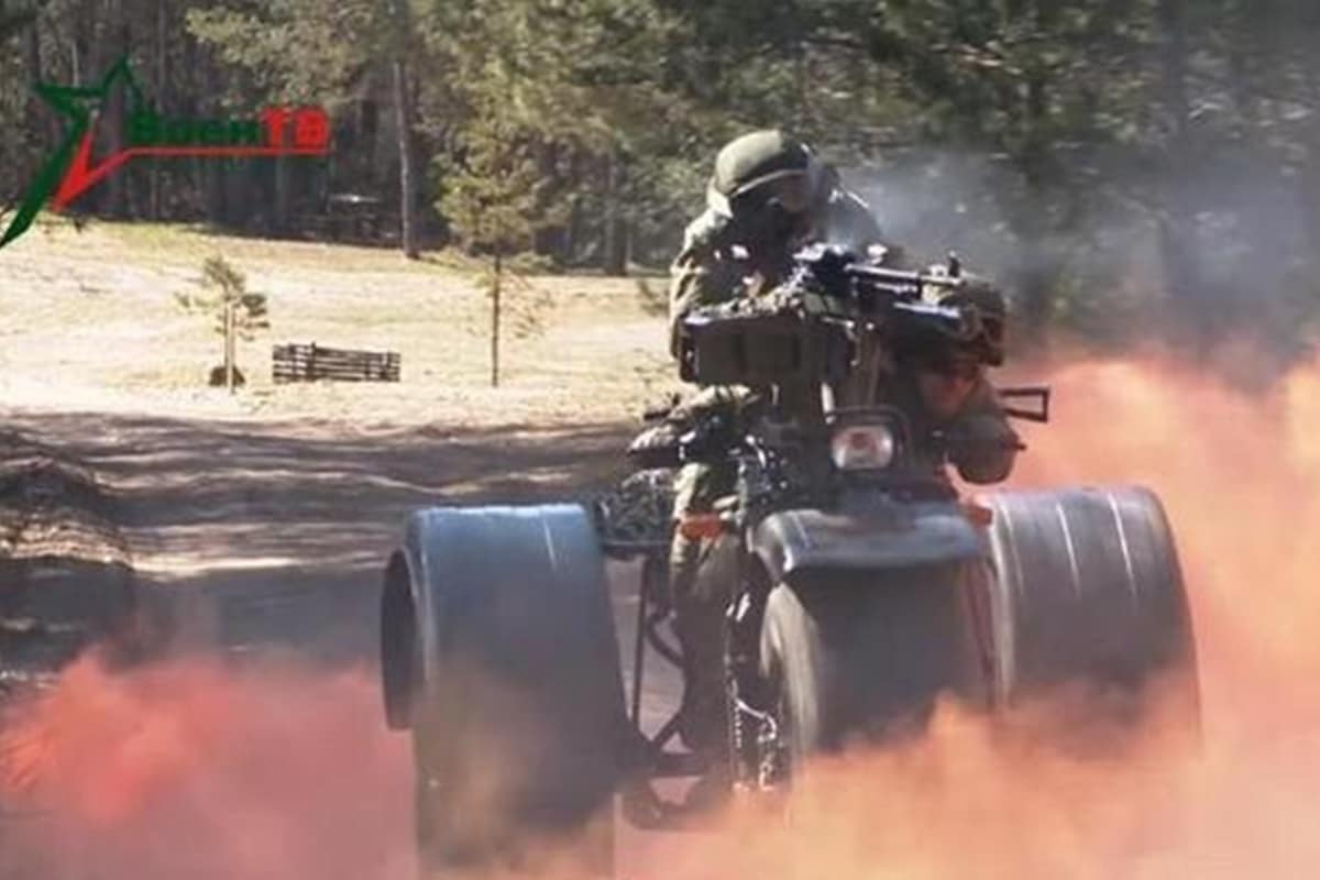 Konung Trike: El triciclo militar preparado para combatir sobre cualquier terreno