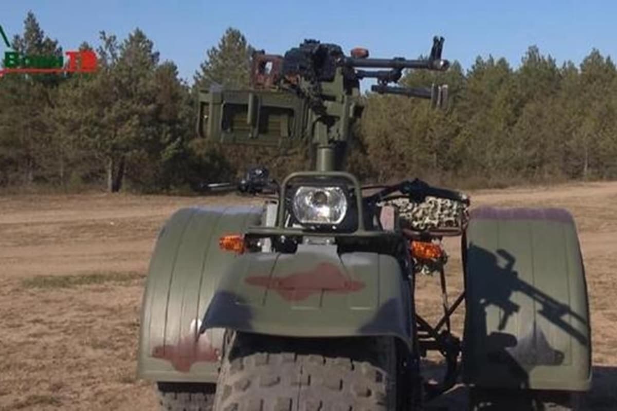 Konung Trike: El triciclo militar preparado para combatir sobre cualquier terreno