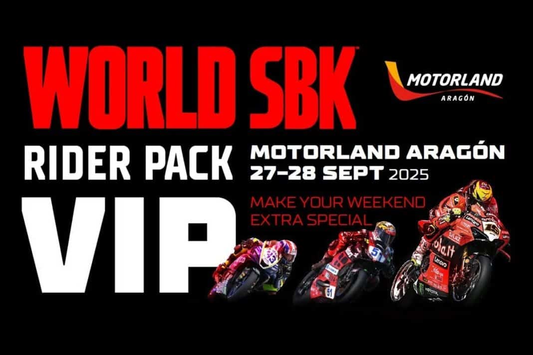 Rider Pack, la experiencia VIP que ha preparado MotorLand Aragón para los aficionados al WorldSBK
