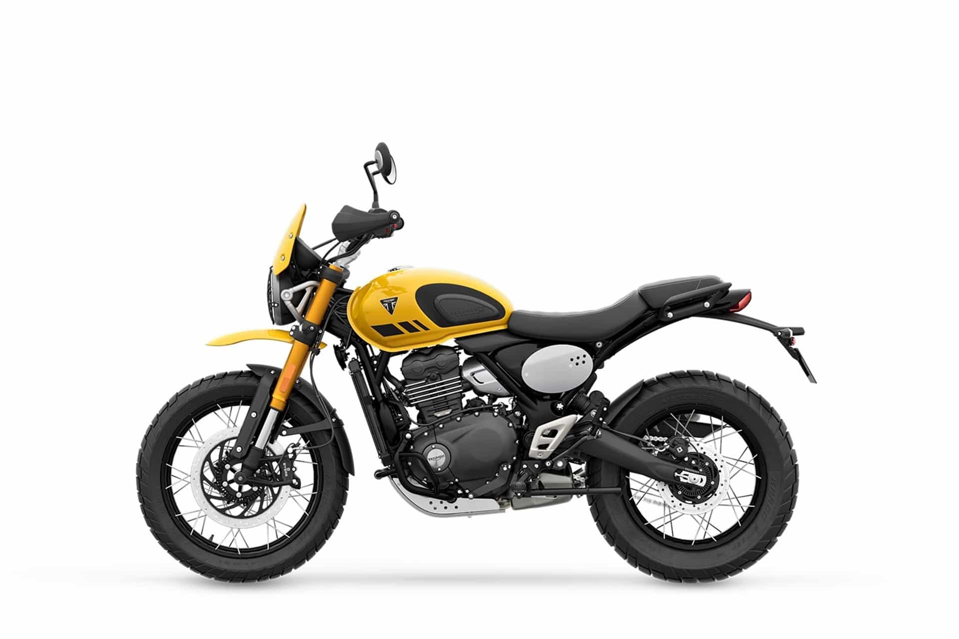 Triumph confirma la llegada de su nueva Scrambler 400 XC a los concesionarios europeos