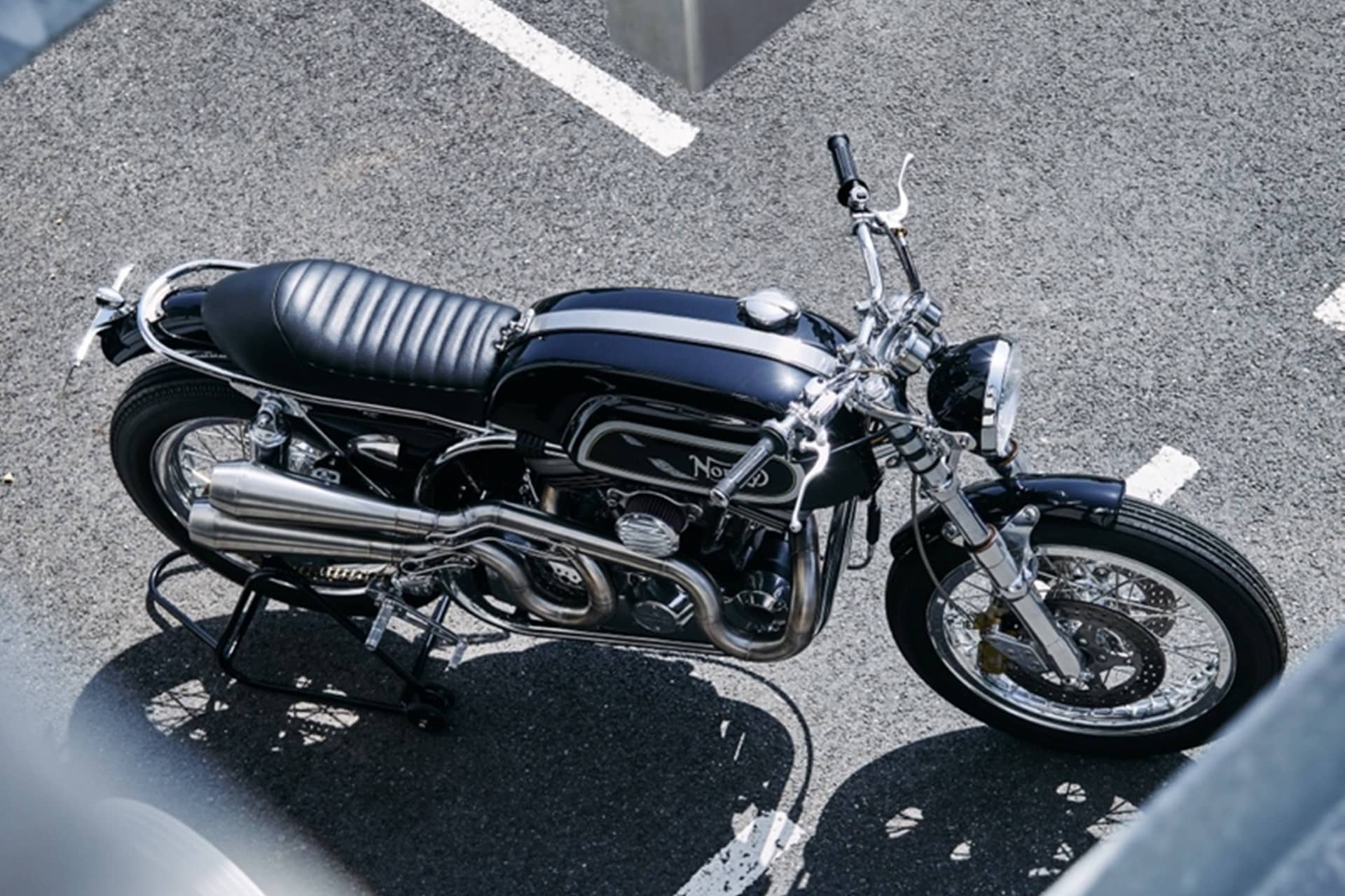 “Norley” Onyx by Cédric Camiade: Espíritu Café Racer a ambos lados del Atlántico