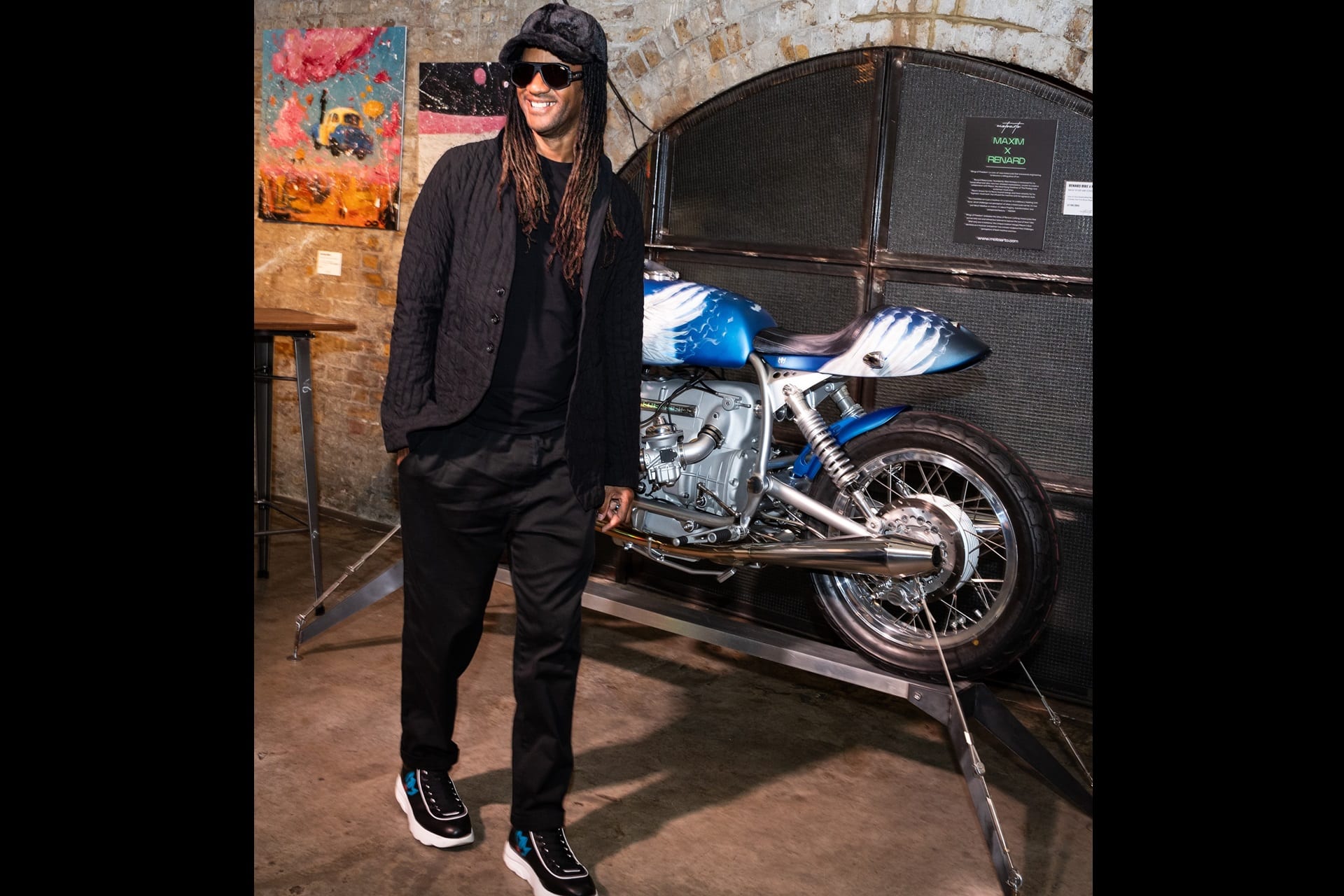 Presentada oficialmente “Wings of Freedom”, la moto de Renard Motorcycles en colaboración con Maxim de The Prodigy