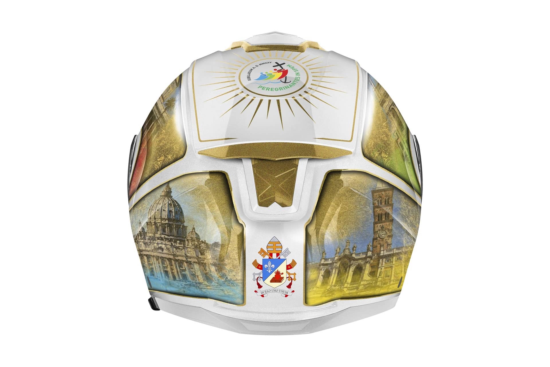 GIVI entrega un casco X.27 personalizado al Papa León XIV con motivo del Jubileo 2025