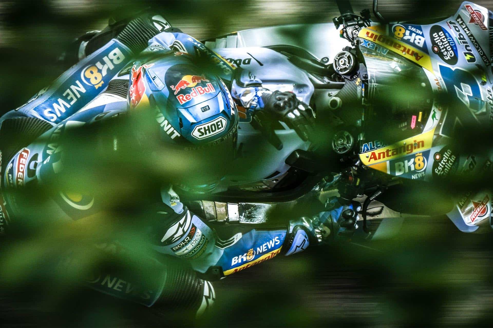 A pesar de los problemas en su mano izquierda, Álex Márquez ha logrado un nuevo podioo