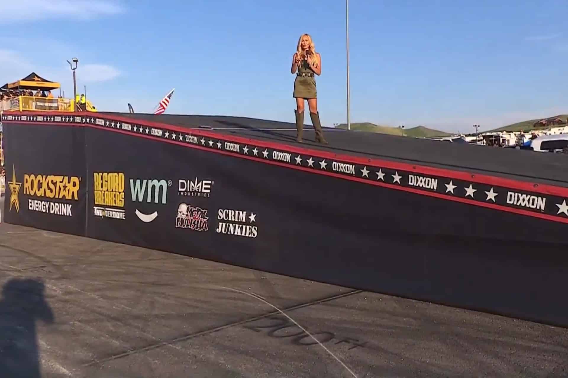 Colby Raha récord mundial de salto Harley-Davidson