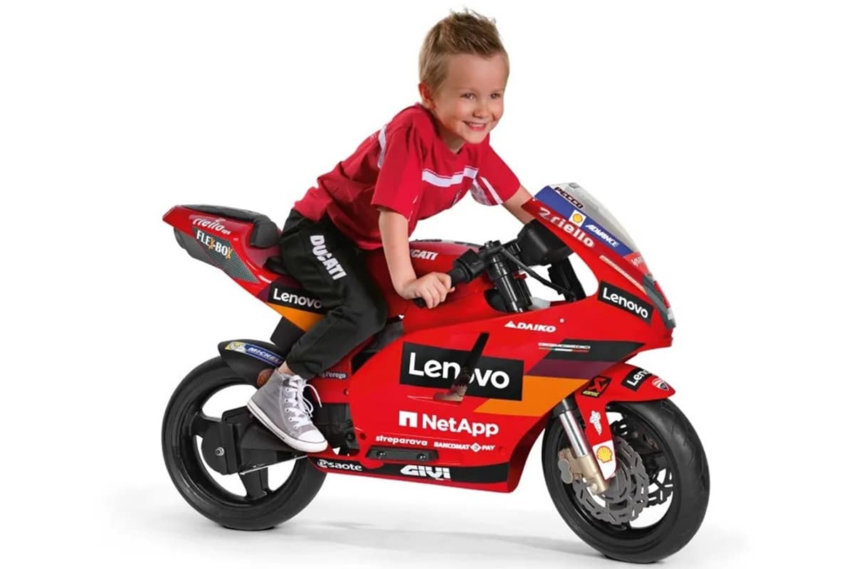 Colección de juguetes Peg Perego x Ducati: La pasión roja se extiende entre los más pequeños