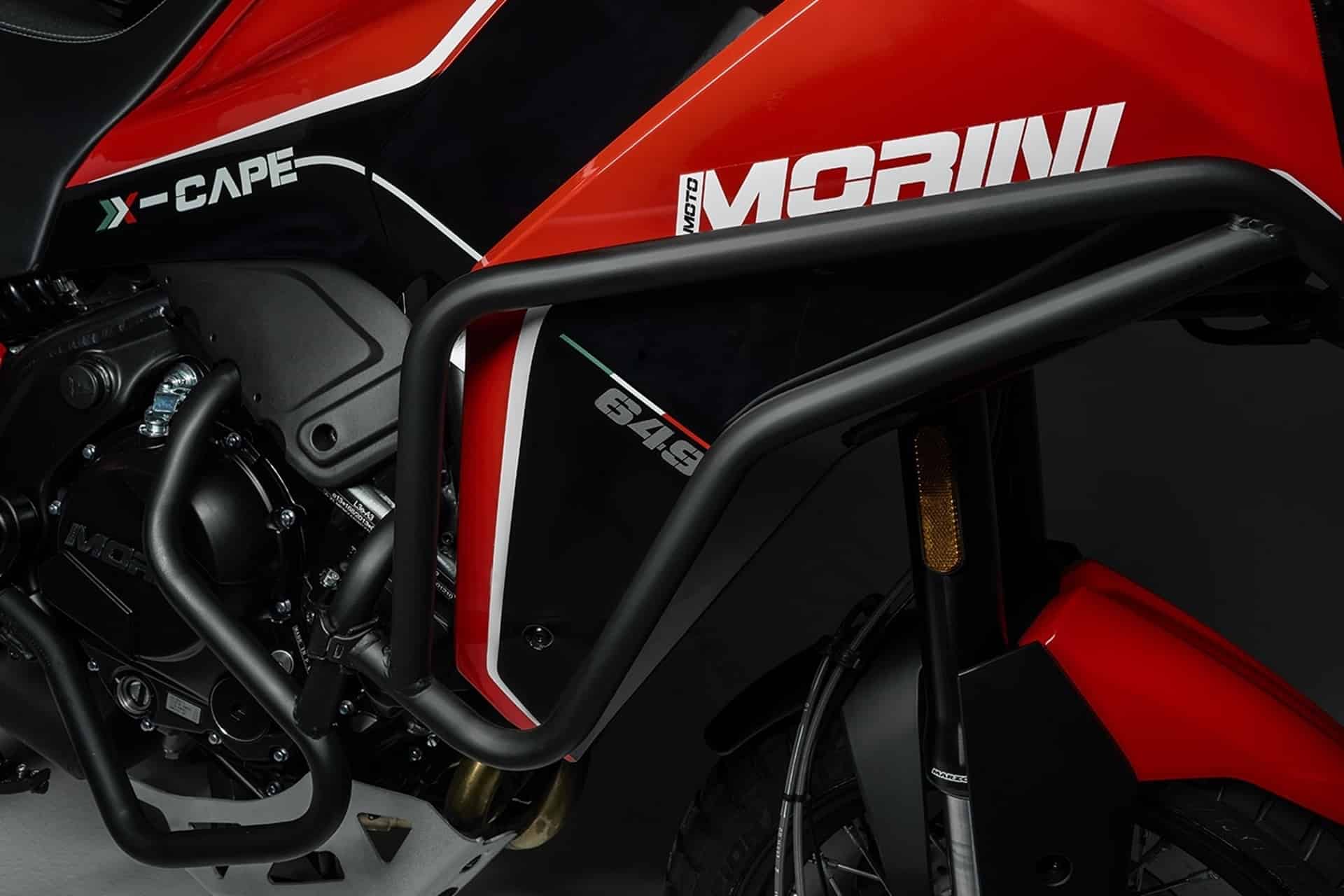 Gama de accesorios Moto Morini para X-Cape 650 y Seiemmezzo: combina capacidad de carga, confort y diseño italiano
