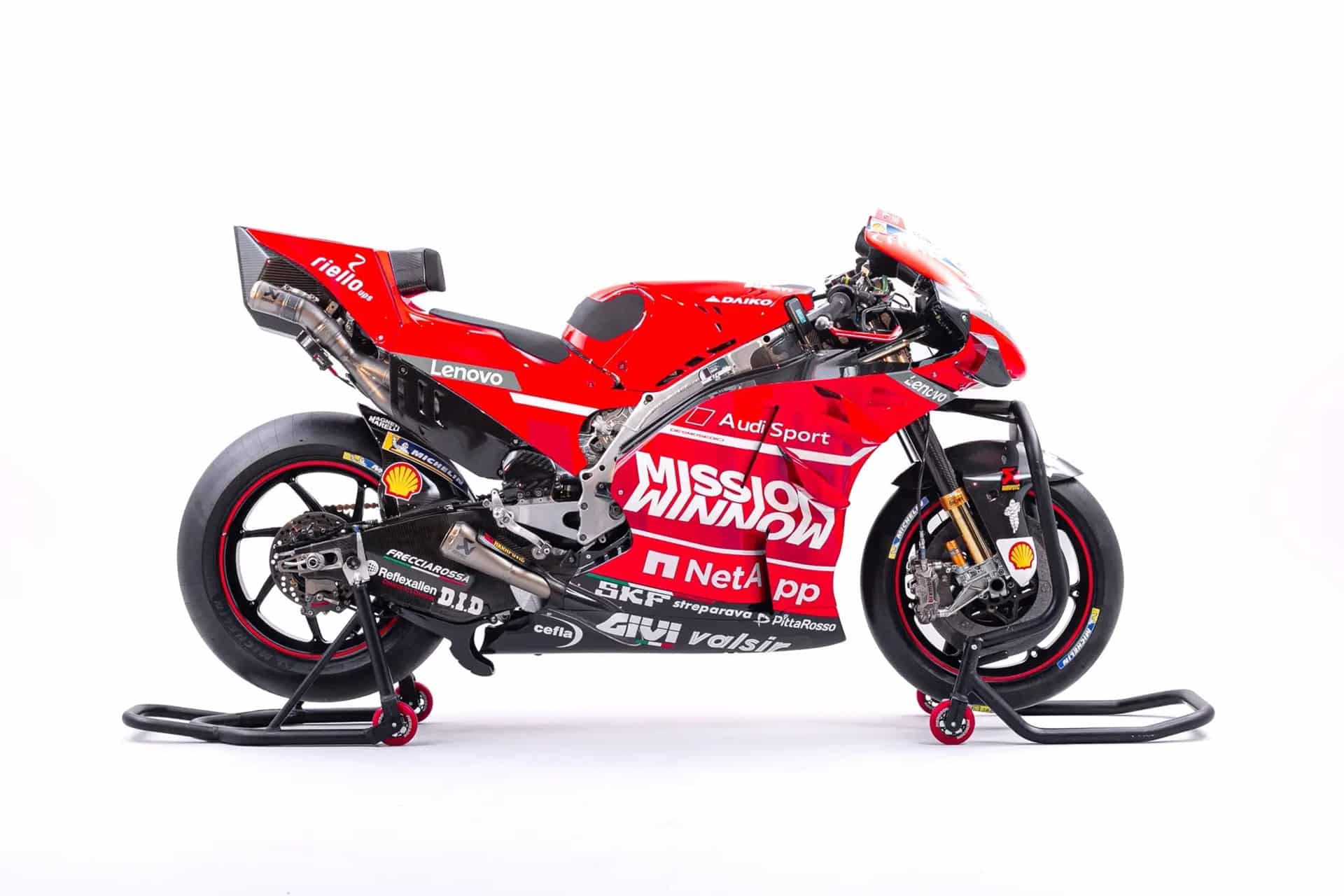 A subasta la Ducati GP19 Desmosedici con la que Dovizioso se proclamó subcampeón de MotoGP