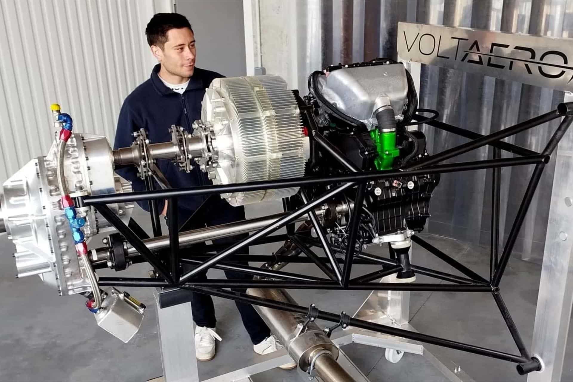 El motor de la H2 genera la electricidad que necesita la Cassio 330 para volar