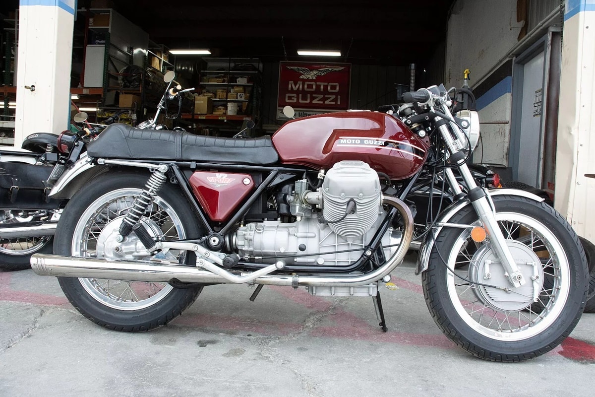 A la venta la exclusiva Moto Guzzi V7 Sport de 1973 de Ewan McGregor