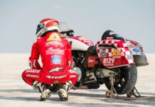 Tyler O'Hara a bordo de la Indian Challenger establece un nuevo récord de velocidad en las Salinas de Bonneville
