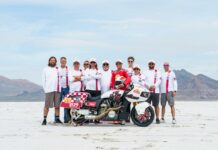 Tyler O'Hara a bordo de la Indian Challenger establece un nuevo récord de velocidad en las Salinas de Bonneville