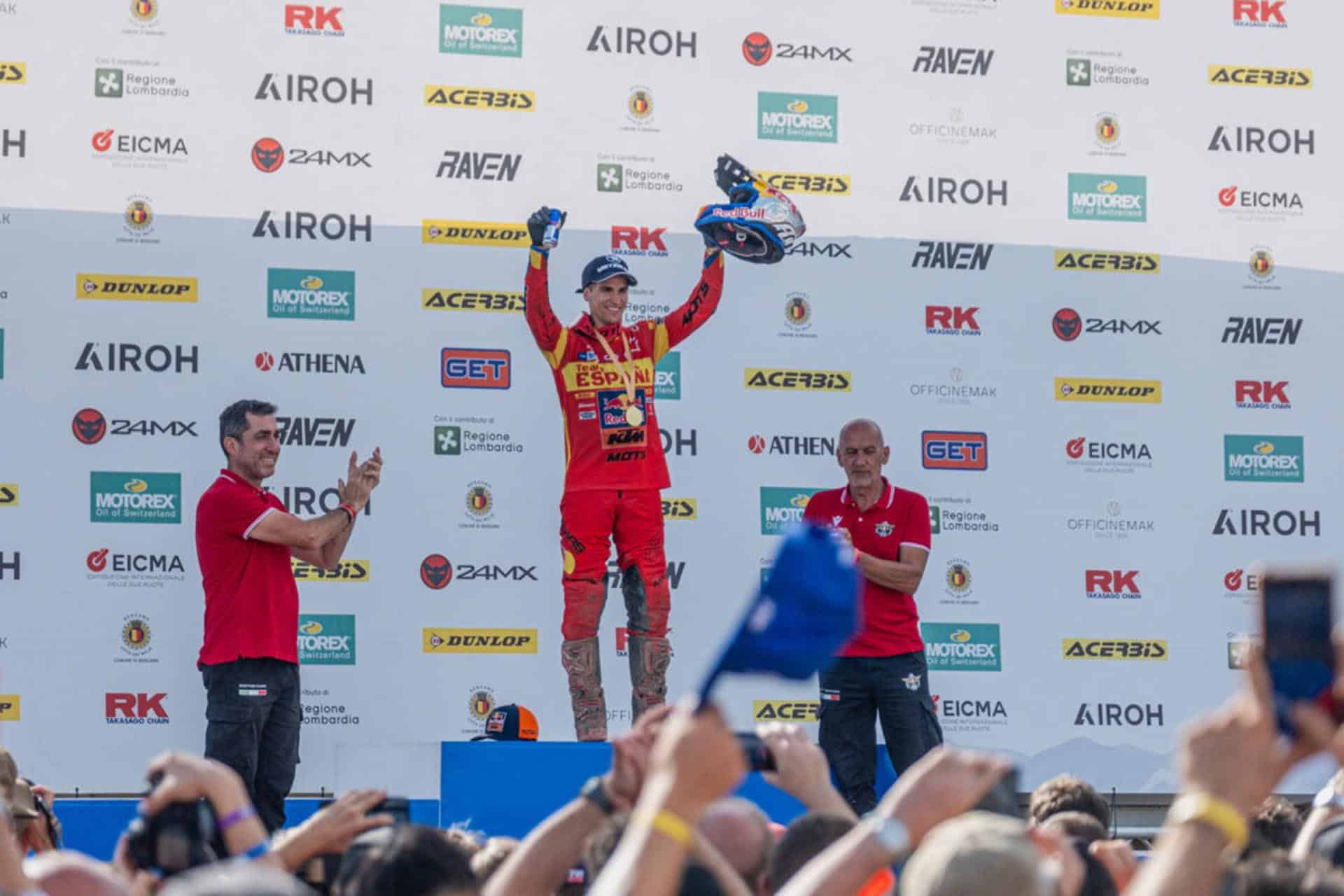 García subió a lo más alto del podio de nuevo