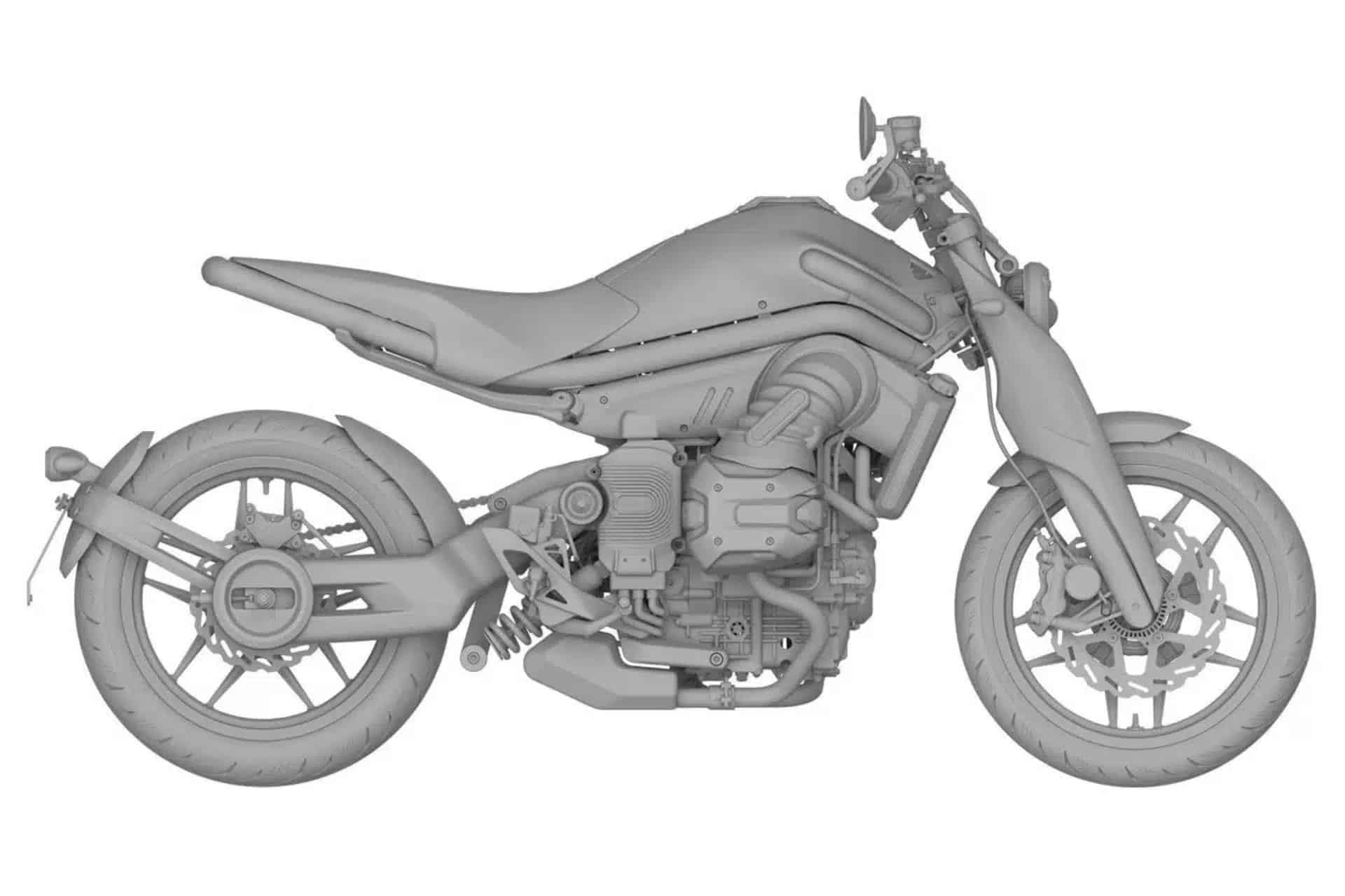 Nueva Benda P51 Concept: Motor bóxer de 250 cc, 70 CV y tecnología híbrida