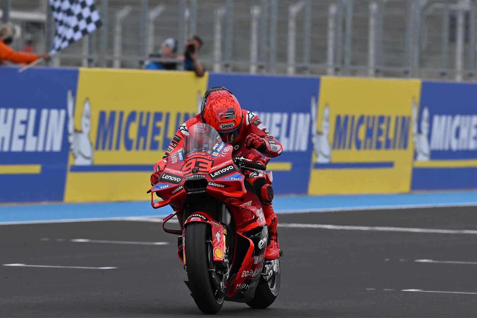 Márquez no está dando opción desde hace ya muchos Grandes Premios
