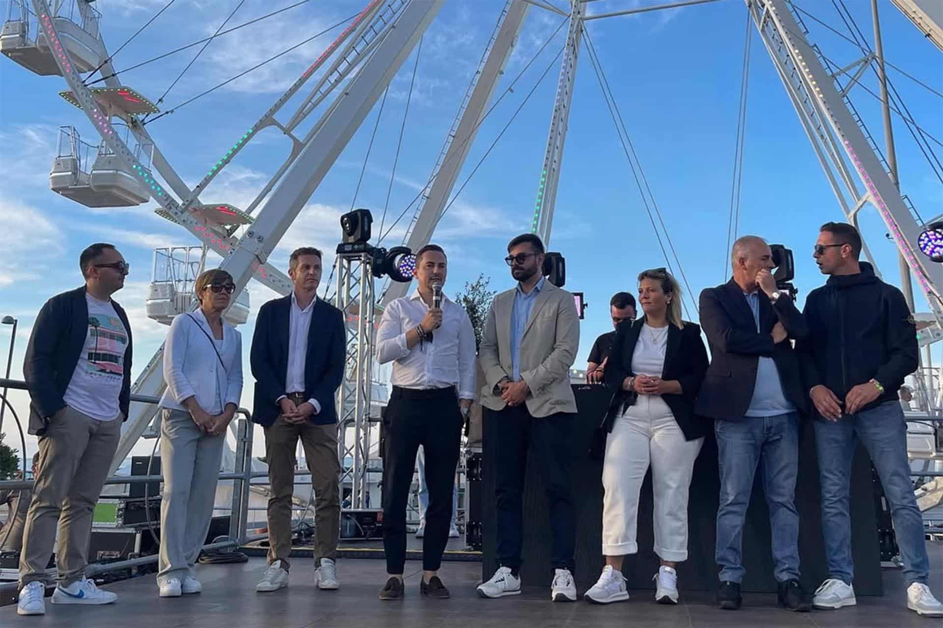 Jorge estuvo presente durante la inauguración