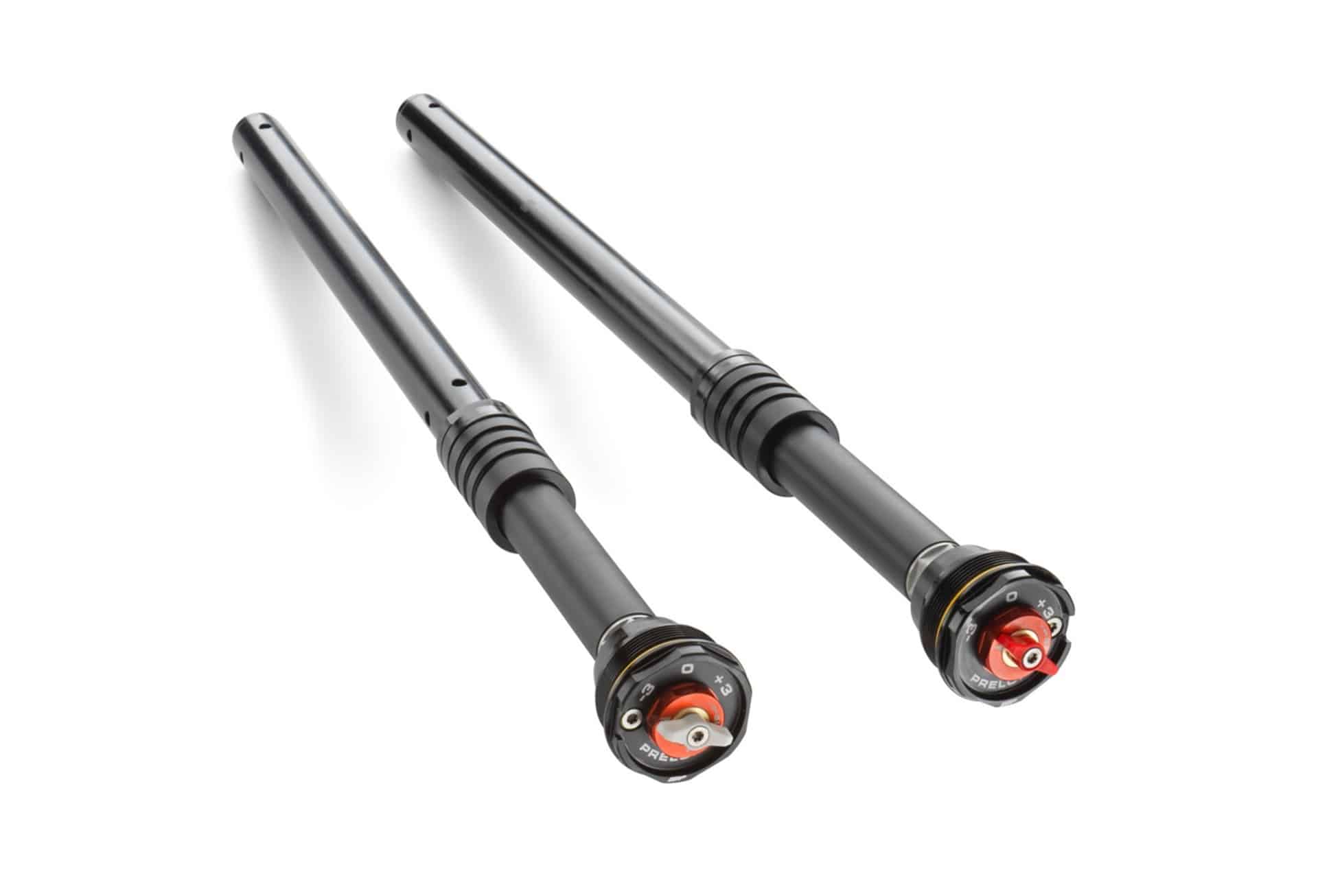 Ya disponible la nueva gama de componentes WP PRO 2025 para las 390/125 Enduro R y 390 Adventure R de KTM